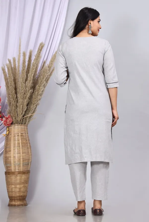 Grey_Khadi_Cotton_Printed_Casual_Wear_Kurta_And_Sharara_Set__for_Women
