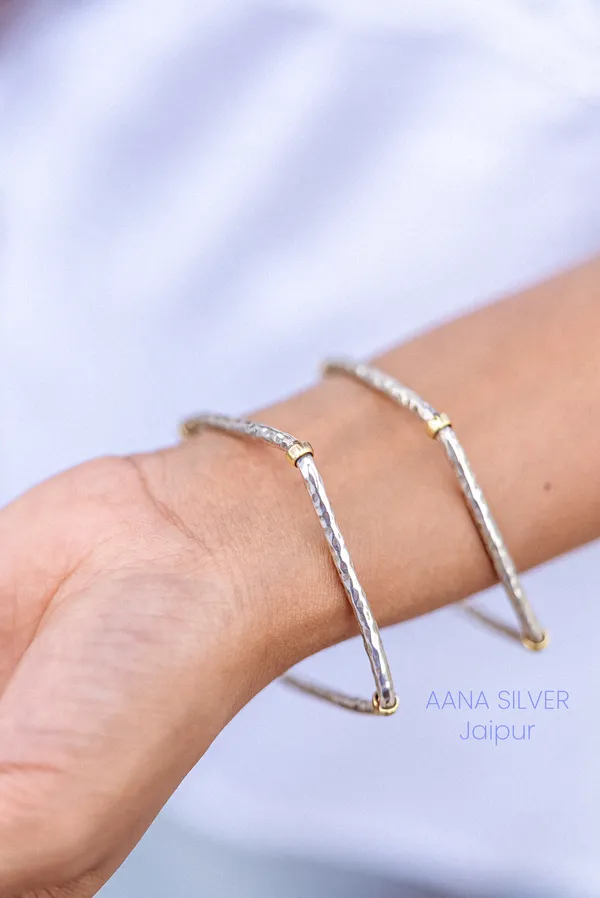 925_Pure_Sterling_Silver_|_Saundarya_Detailed_Square_Bangles_|_Well_Stamped_&_Hallmarked