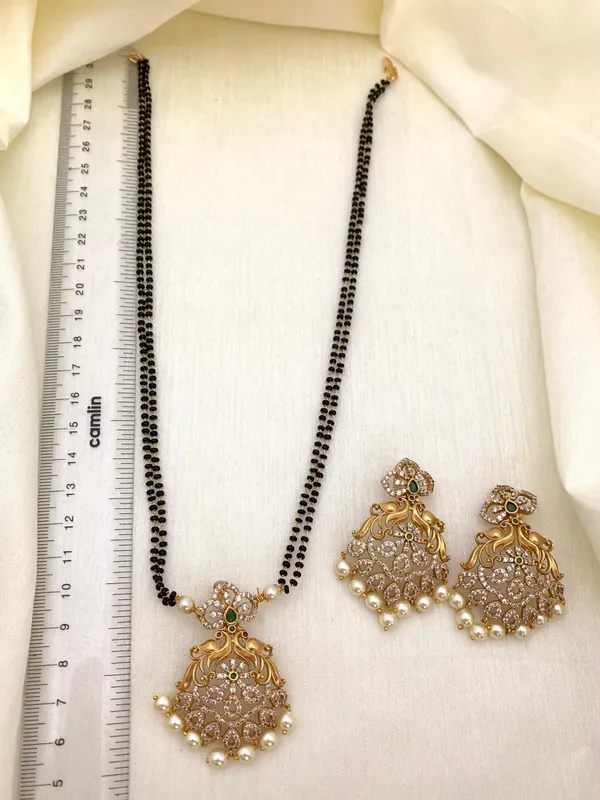 NIVIA_AD_MATTE_MANGALSUTRA_WITH_EARRING