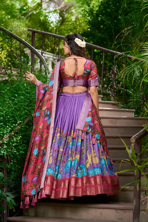 Luvender_Premium_&_Elegant_Dola_Silk_Lehenga_Choli_For_Women