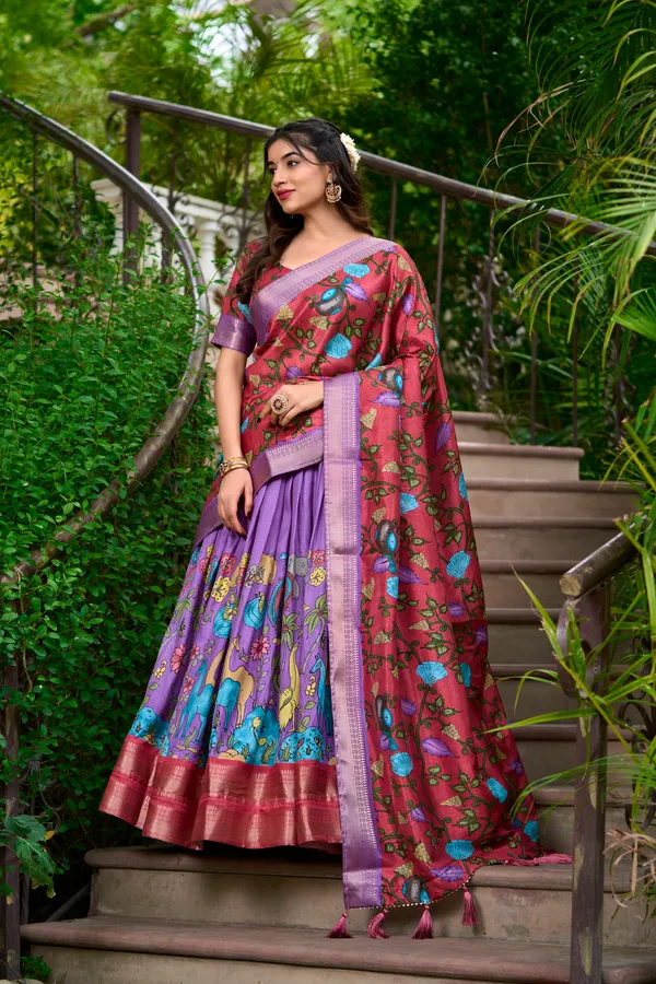 Luvender_Premium_&_Elegant_Dola_Silk_Lehenga_Choli_For_Women