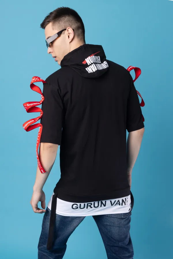Black_Cotton_Blend_Printed_Round_Neck_Soft_T-Shirt_For_Men