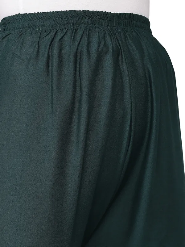 Dark_Green_Palazzo__Comfortable,_Stylish_And_Trendy_Casual_Wear