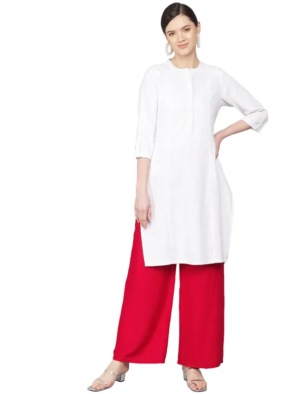 Red_Palazzo__Comfortable,_Stylish_And_Trendy_Casual_Wear