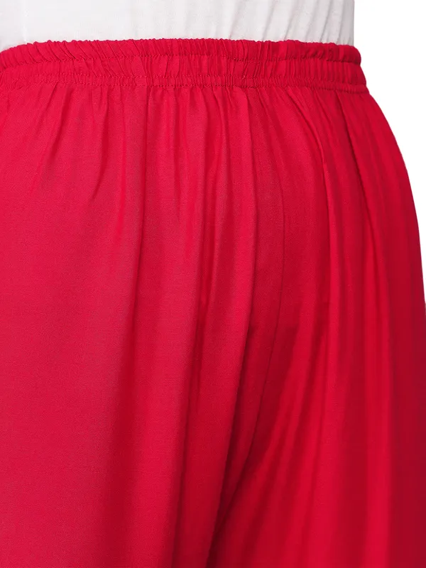 Red_Palazzo__Comfortable,_Stylish_And_Trendy_Casual_Wear