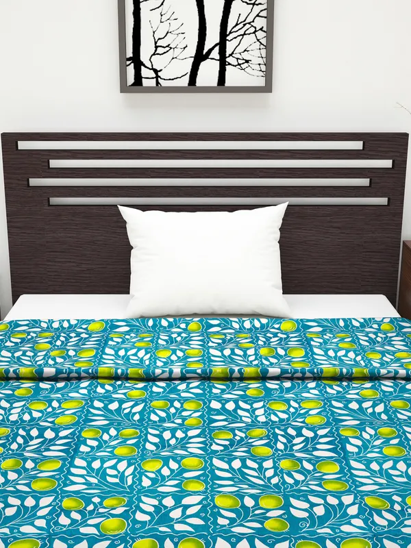 Printed_Single_AC_Blanket_for_AC_Room_(Cotton,_Green,_Yellow)