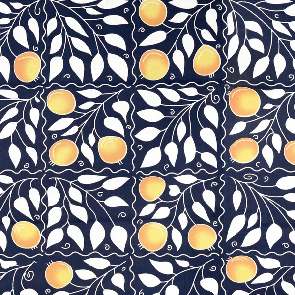 Printed_Double_Dohar_for_AC_Room_(Cotton,_Navy_Blue,_Yellow)