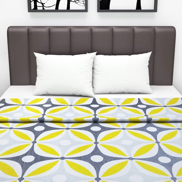 Abstract_Double_Dohar_for_AC_Room_(Cotton,_Yellow_&_Grey)
