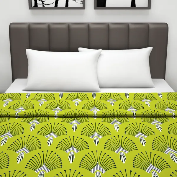 Abstract_Double_Dohar_for_AC_Room_(Cotton,_Olive_Green_&_Blue)