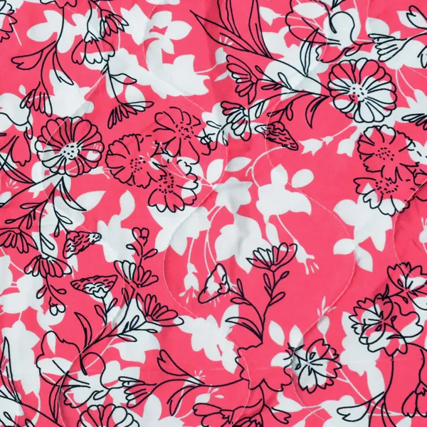 Floral_Single_Comforter_for_Mild_Winter_(Polyester,_Pink_and_Sky_Blue)