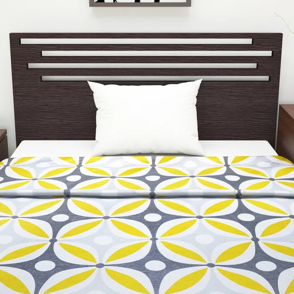 Abstract_Single_Dohar_for_AC_Room_(Cotton,_Yellow_&_Grey)