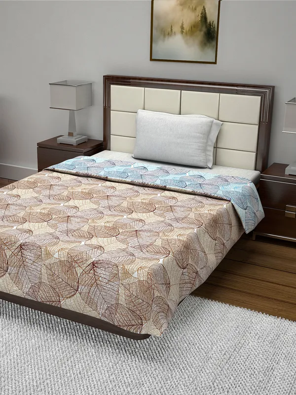 Floral_Single_Dohar_for_AC_Room_(Cotton,_Blue)