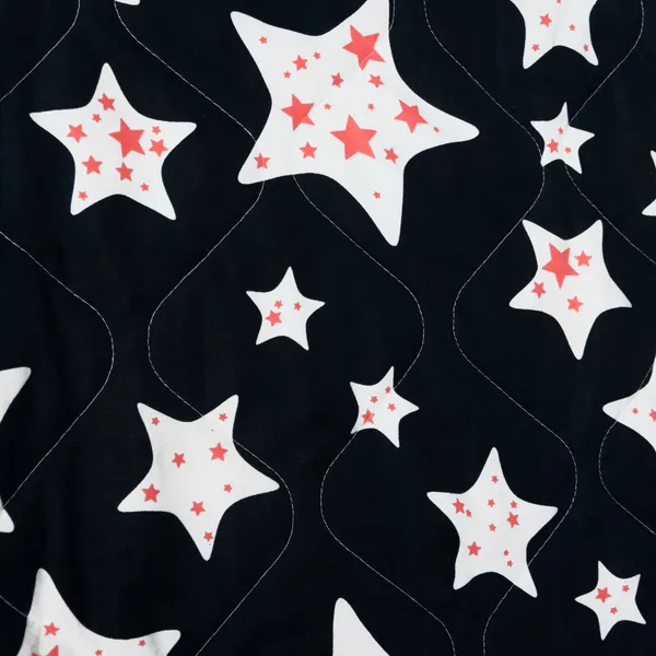 Abstract_Single_Comforter_for_Mild_Winter_(Polyester,_Black,_Peach)