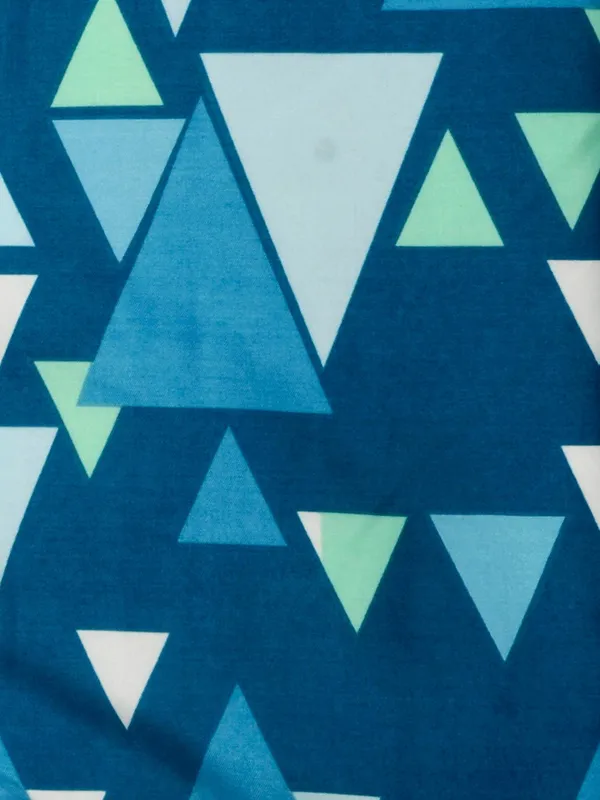 Geometric_Double_Dohar_for_AC_Room_(Polyester,_Dark_Grey_and_Blue)
