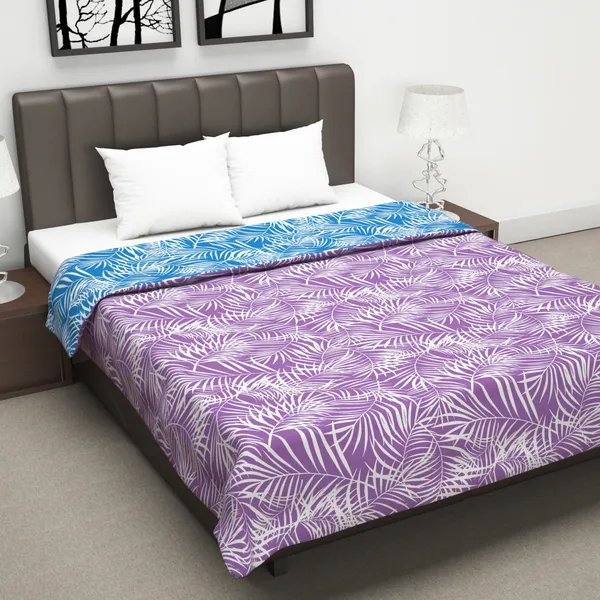 Floral_Double_Dohar_for_AC_Room_(Microfiber,_Purple_and_Blue)