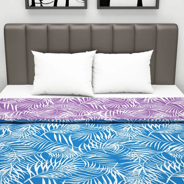 Floral_Double_Dohar_for_AC_Room_(Microfiber,_Purple_and_Blue)