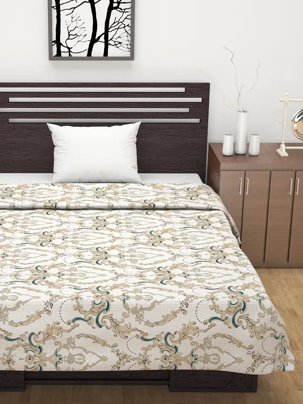 Paisley_Single_Dohar_for_AC_Room_(Cotton,_Beige)