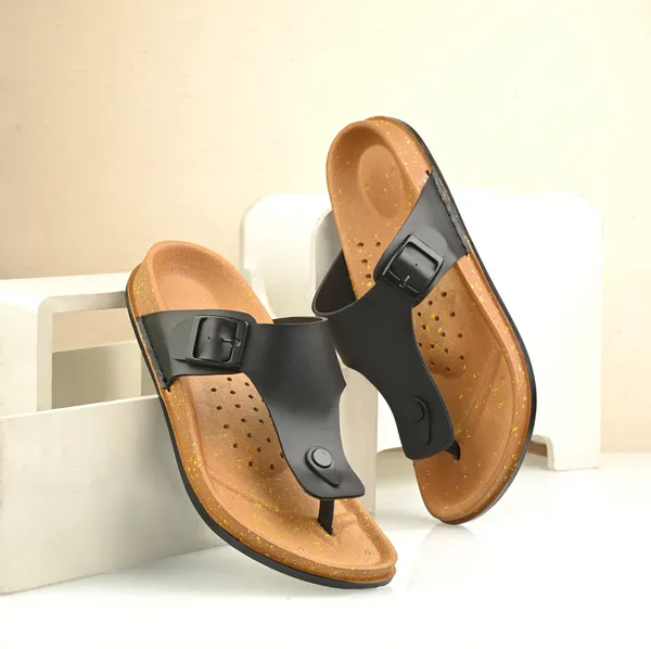 VECHLO_Women_Sandals_(Black_,_10)
