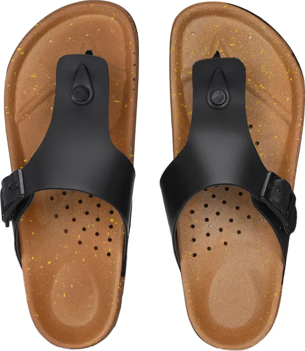 VECHLO_Women_Sandals_(Black_,_10)