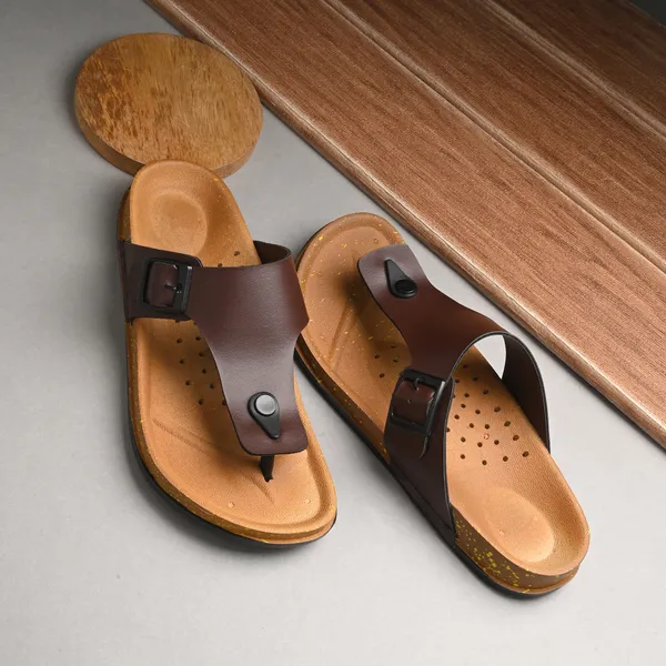 VECHLO_Women_Sandals_(Brown_,_8)