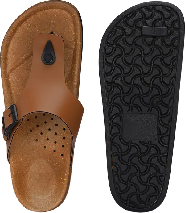 VECHLO_Women_Sandals_(Tan_,_9)