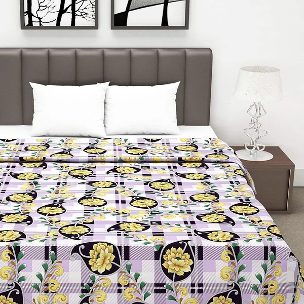 Cotton_Reversible_Lightweight_Succulent_Double_Bed_AC_Dohar_Blanket_-_Royal_Lilac