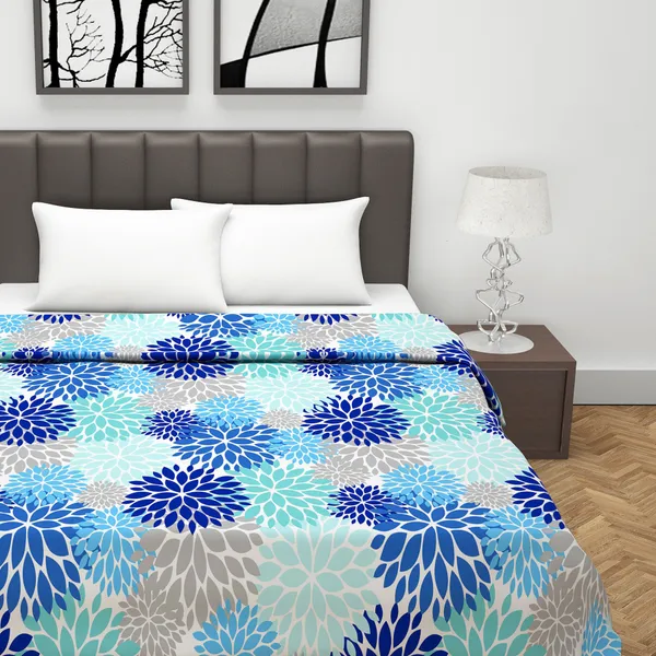Floral_Double_Dohar_for_AC_Room_(Cotton,_Navy_Blue,_Blue)