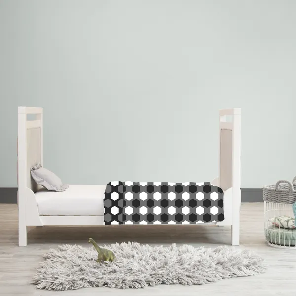 Microfiber_Reversible_Lightweight_Geometric_Baby_Blanket_For_Kids/Toddler_-_Black_and_Grey_(GI1188)