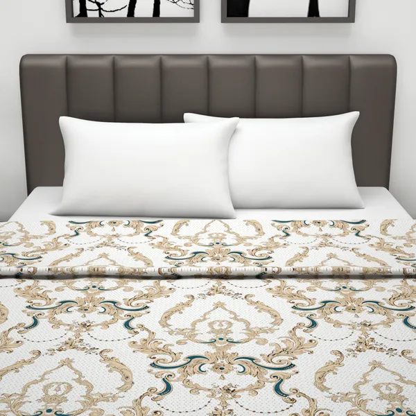 Paisley_Double_Dohar_for_AC_Room_(Cotton,_Beige_&_Green)