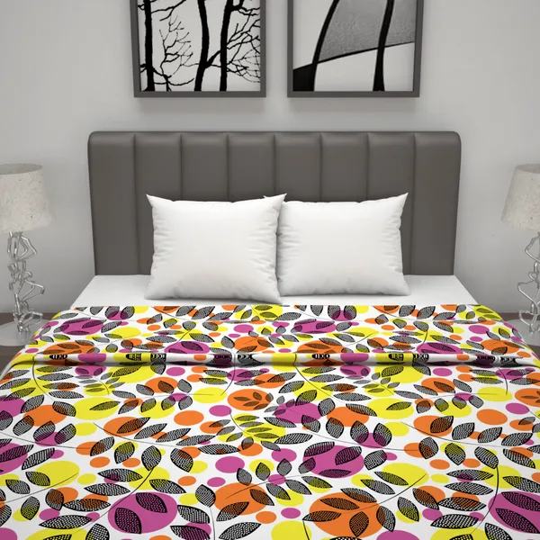 Floral_Double_Dohar_for_AC_Room_(Cotton,_Pink,_Yellow)