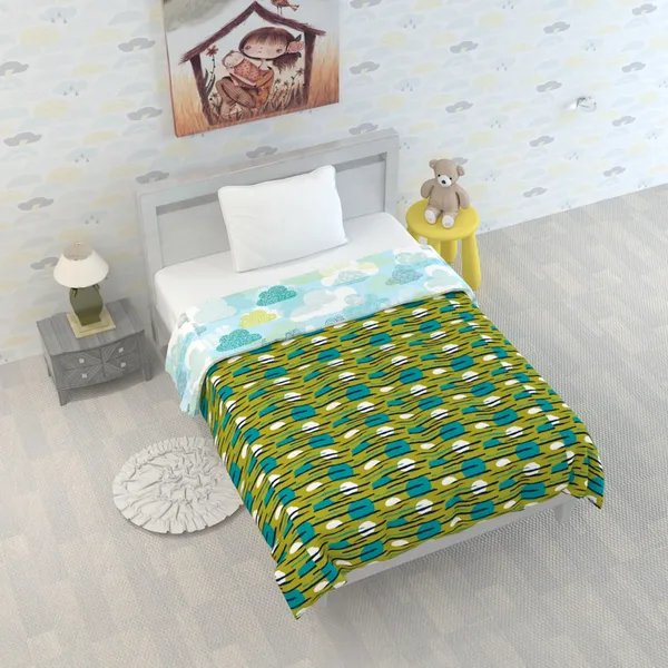 Microfiber_Reversible_Lightweight_Abstract_Baby_Blanket_For_Kids/Toddler_-_Blue_(GI1176)