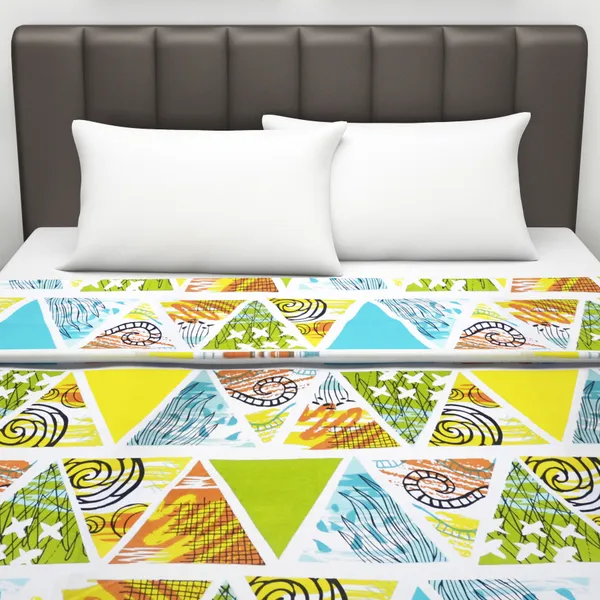Abstract_Double_Dohar_for_AC_Room_(Cotton,_Blue_&_Green)