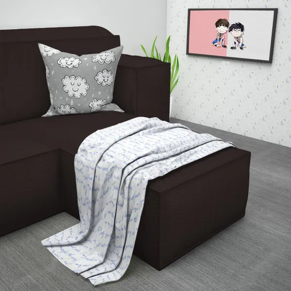 Microfiber_Reversible_Lightweight_Calligramic_Baby_Comforter_Blanket_For_Kids/Toddler_-_Blue_Depth__(KU1143)