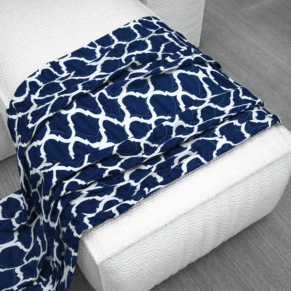 Microfiber_Reversible_Lightweight_Warmcomb_Baby_Comforter_Blanket_For_Kids/Toddler_-_Deep_Blue_(KU1153)