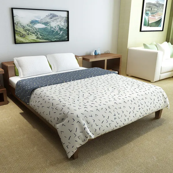 Abstract_Double_Comforter_for_AC_Room_(Microfiber,_Grey_and_White)