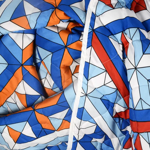 Geometric_Single_Comforter_for_Mild_Winter_(Polyester,_Blue,_Orange)
