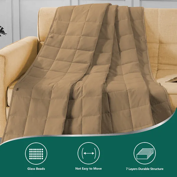 Solid_Single_Weighted_Blanket_for_AC_Room_(Cotton,_Khaki)