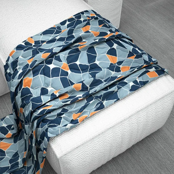 Microfiber_Reversible_Lightweight_Uneven_Lines_Baby_Comforter_Blanket_For_Kids/Toddler_-_True_Blue_(KU1502)