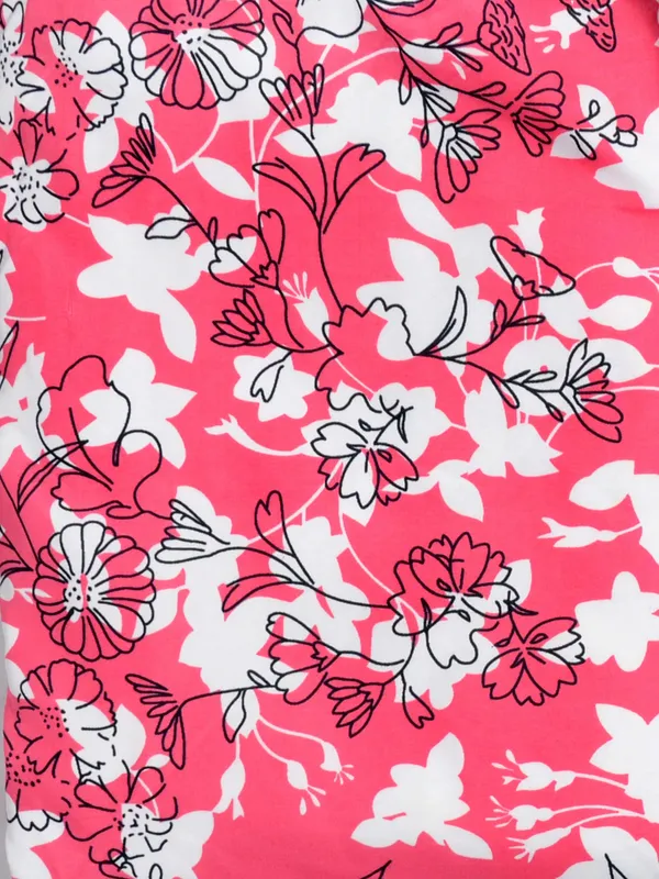 Floral_Single_Dohar_for_AC_Room_(Polyester,_Pink_and_Sky_Blue)