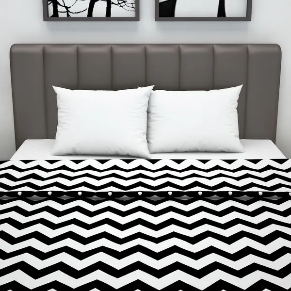 Abstract_Single_Dohar_for_AC_Room_(Polyester,_Black_and_White)