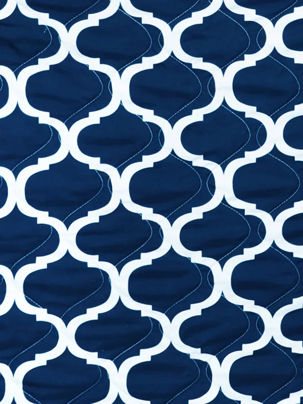 Abstract_Double_Comforter_for_Heavy_Winter_(Polyester,_Navy_Blue_&_Grey)