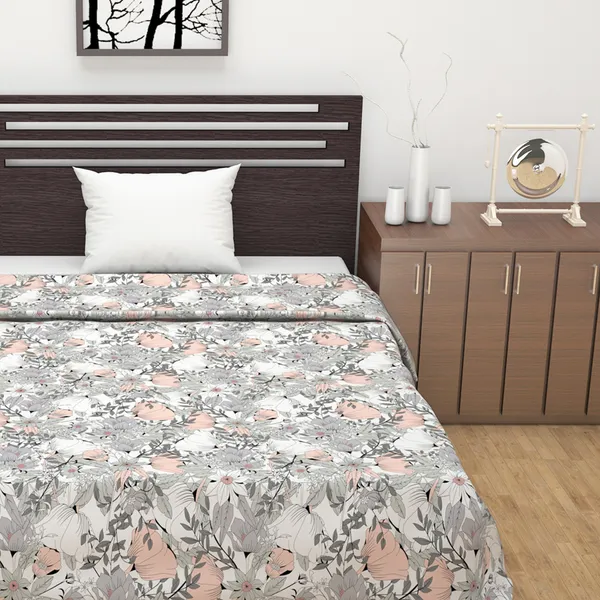 Floral_Single_Dohar_for_Mild_Winter_(Cotton,_Peach,_White)
