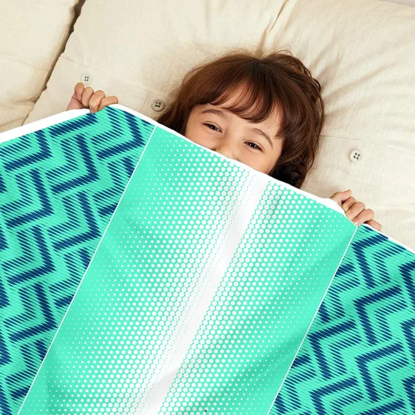 Microfiber_Reversible_Lightweight_Abstract_Baby_Blanket_For_Kids/Toddler_-_Cyan_and_Navy_Blue_(GI1202)