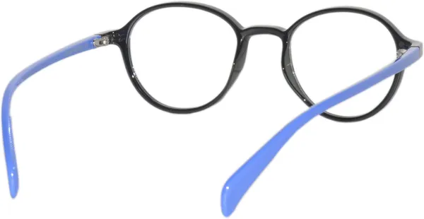 Blue,Black_Full_Rim_Round_Frame_(49_Mm)_-_For_Unisex