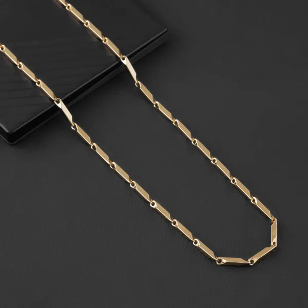 Gujju_Twisted_Cuboids_Gold-Plated_Link_Chain_for_Men