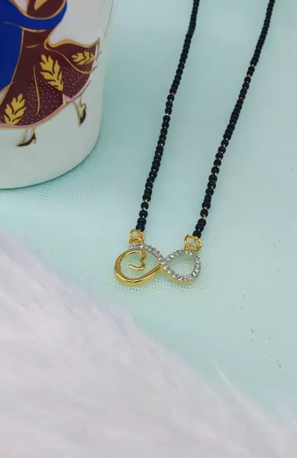New_Fashion_Exclusive_Gold_Plated_Diamond_Mangalsutra_For_Women
