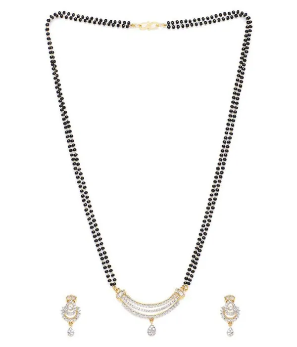 Amazing_Silver_Colour_Mangalsutra_With_Earrings_For_Womens