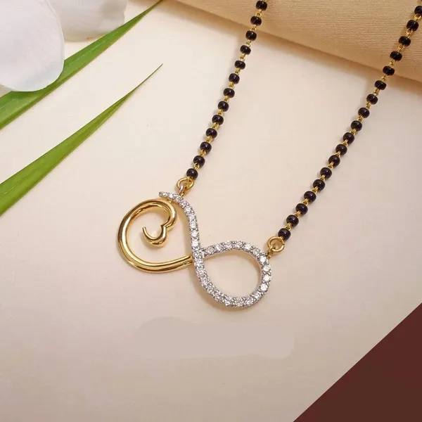 New_Fashion_Exclusive_Gold_Plated_Diamond_Mangalsutra_For_Women