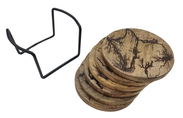 Coaster_Set_Circle_(Electric)_(S/6_With_Stand)