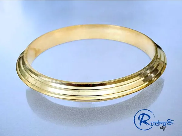 BRASS_PUNJABI_SIKH_TYPE_DESIGNER_CENTER_POINTED_KADA_FOR_MENS_12_MM_WIDTH